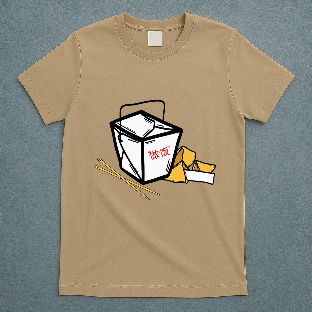 Chinese Take Out Fortune Cookie Asian Inspired T-Shirt