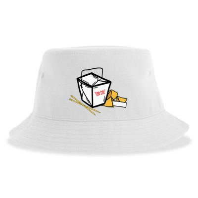 Chinese Take Out Fortune Cookie Asian Inspired Sustainable Bucket Hat