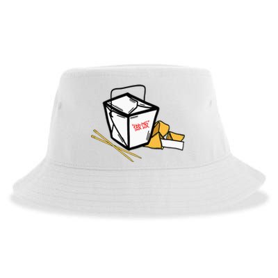 Chinese Take Out Fortune Cookie Asian Inspired Sustainable Bucket Hat