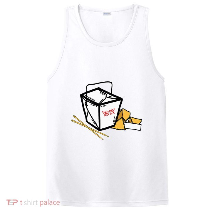 Chinese Take Out Fortune Cookie Asian Inspired PosiCharge Competitor Tank