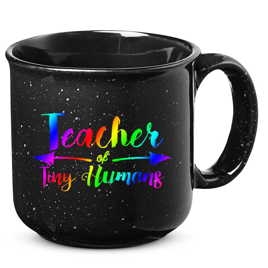 Cute Teacher Of Tiny Hu Kindergarten Teacher Cute Gift 15oz Campfire Ceramic Mug