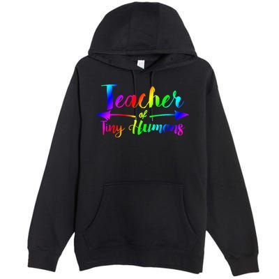 Cute Teacher Of Tiny Hu Kindergarten Teacher Cute Gift Premium Pullover Hoodie