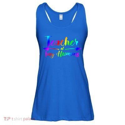 Cute Teacher Of Tiny Hu Kindergarten Teacher Cute Gift Ladies Essential Flowy Tank