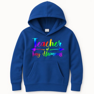Cute Teacher Of Tiny Hu Kindergarten Teacher Cute Gift Kids Hoodie