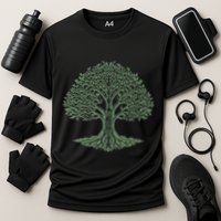 Chakra Tree Of Life Enlightenment Meditation Empath Yoga Cooling Performance Crew T-Shirt