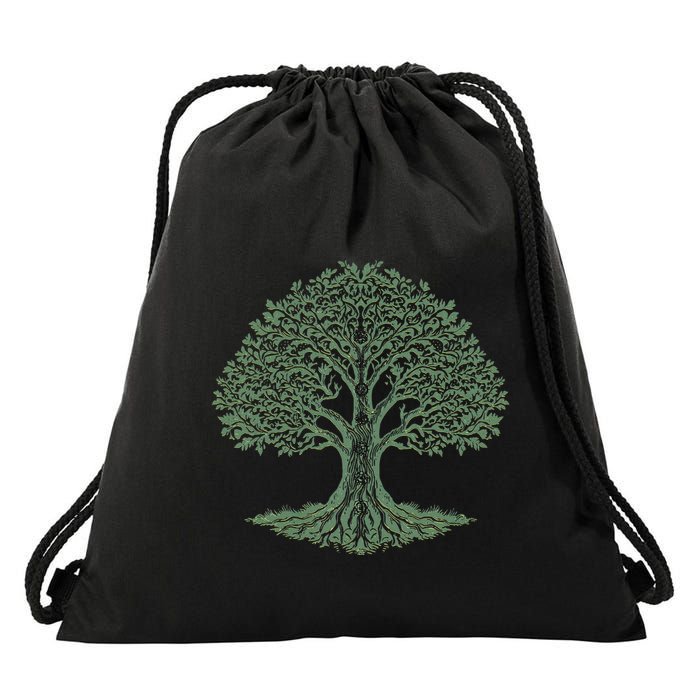 Chakra Tree Of Life Enlightenment Meditation Empath Yoga Drawstring Bag