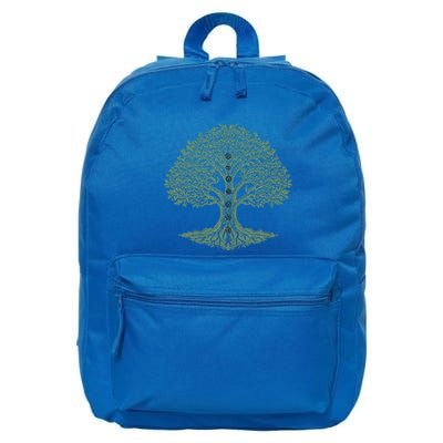 Chakra Tree Of Life Enlightenment Meditation Empath Yoga 16 in Basic Backpack