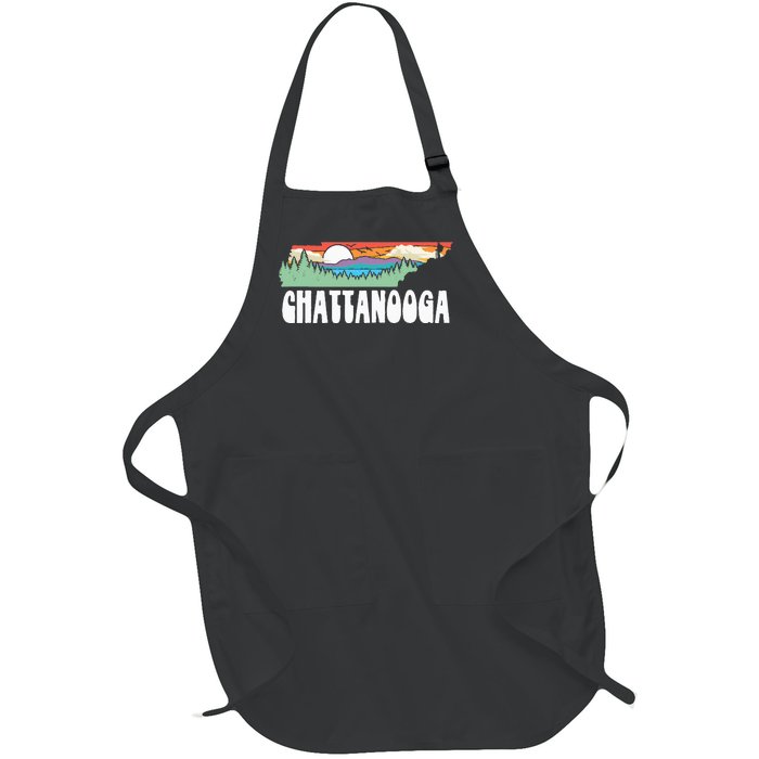 Chattanooga Tennessee Outdoor Adventure and Nature Hiking Full-Length Apron With Pockets