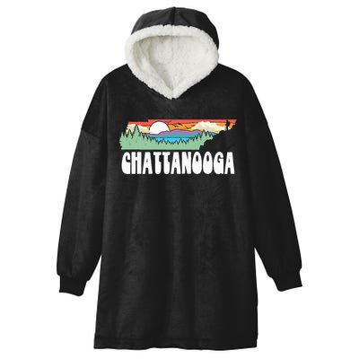 Chattanooga Tennessee Outdoor Adventure and Nature Hiking Hooded Wearable Blanket