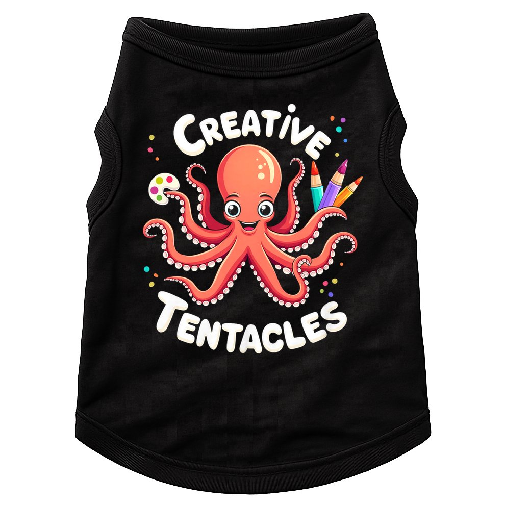 Creative Tentacles Octopus Artist Doggie Tank