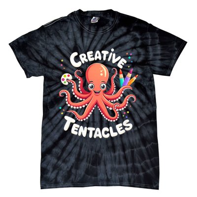 Creative Tentacles Octopus Artist Tie-Dye T-Shirt