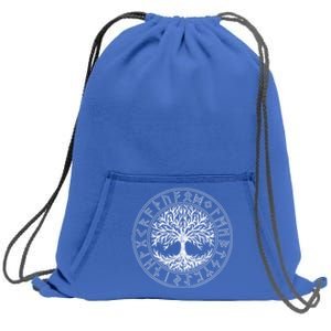 Celtic Tree Of Life Runes Viking Yggdrasil Nordic Symbol Gift Sweatshirt Cinch Pack Bag