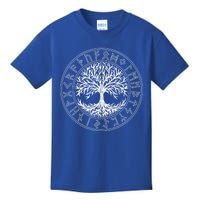 Celtic Tree Of Life Runes Viking Yggdrasil Nordic Symbol Gift Kids T-Shirt