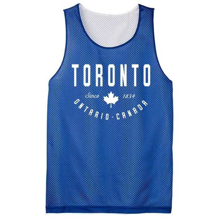 Ca Toronto Ontario Canadian Maple Leaf Great Gift Mesh Reversible Basketball Jersey Tank