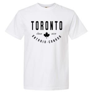 Ca Toronto Ontario Canadian Maple Leaf Great Gift Garment-Dyed Heavyweight T-Shirt