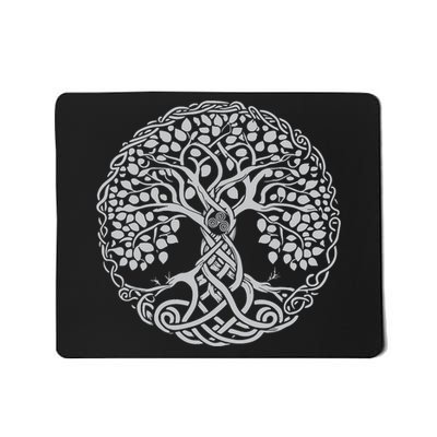 Celtic Tree Of Life Or Gaelic Knotwork Art Oak Mousepad
