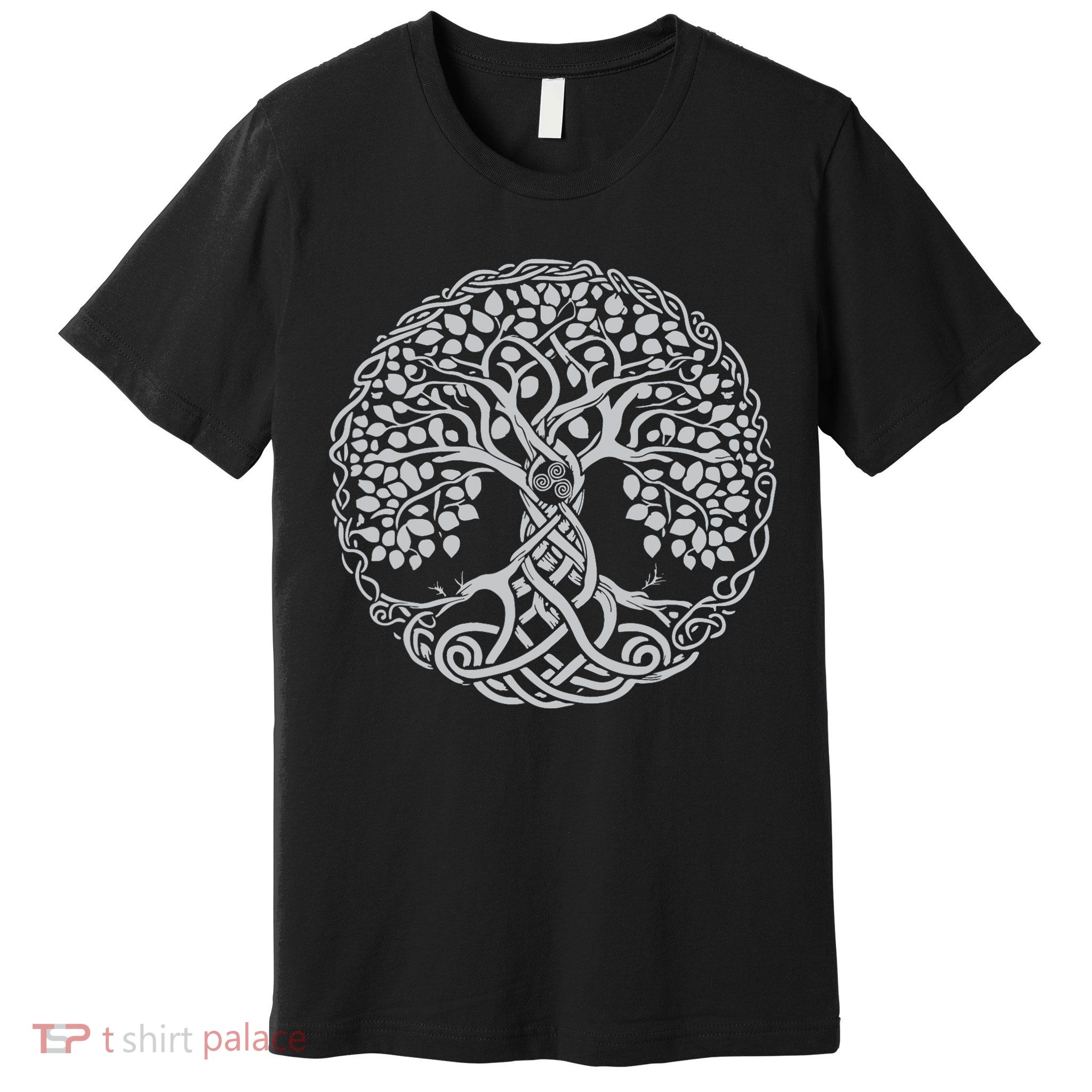 Celtic Tree Of Life Or Gaelic Knotwork Art Oak Premium T-Shirt