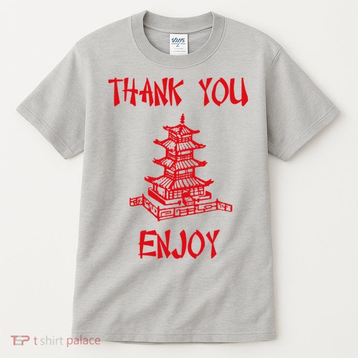 Chinese Take Out Thank You Enjoy Halloween 2020 Costume Tall T-Shirt
