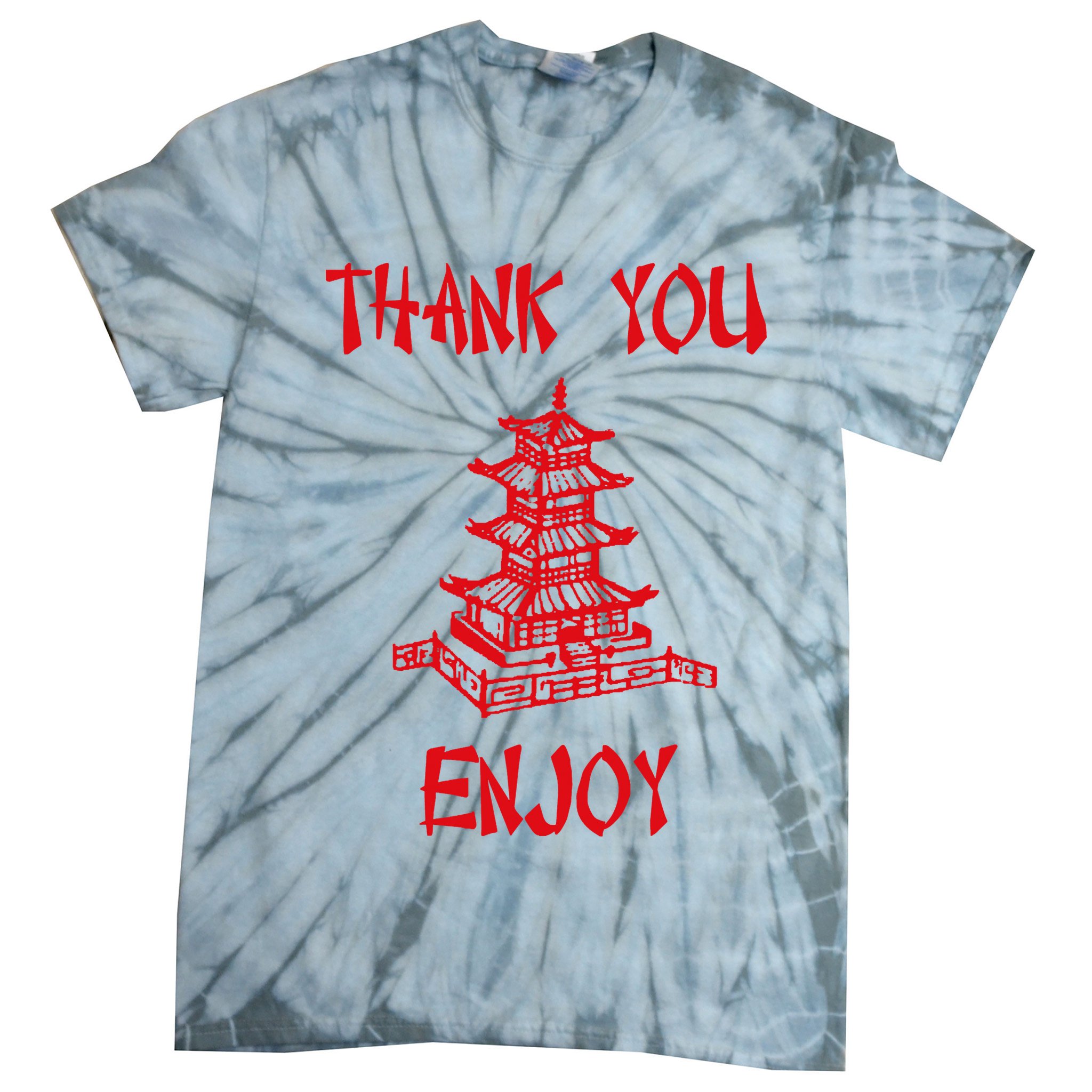 Chinese Take Out Thank You Enjoy Halloween 2020 Costume Tie-Dye T-Shirt