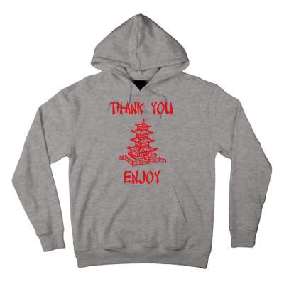 Chinese Take Out Thank You Enjoy Halloween 2020 Costume Tall Hoodie