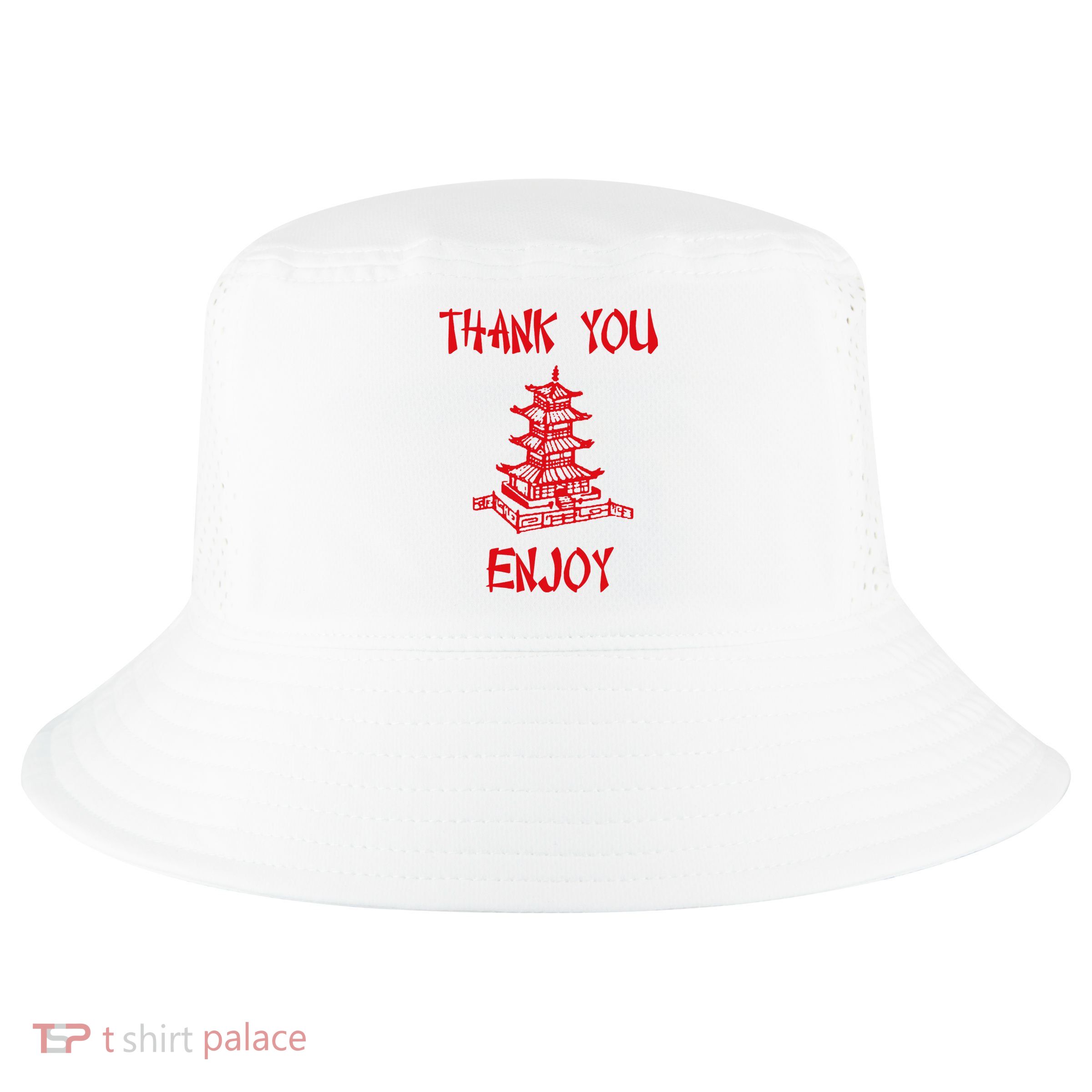 Chinese Take Out Thank You Enjoy Halloween 2020 Costume Cool Comfort Performance Bucket Hat