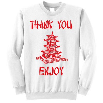 Chinese Take Out Thank You Enjoy Halloween 2020 Costume Sweatshirt