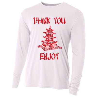 Chinese Take Out Thank You Enjoy Halloween 2020 Costume Cooling Performance Long Sleeve Crew