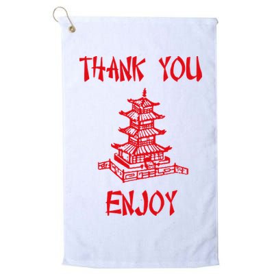 Chinese Take Out Thank You Enjoy Halloween 2020 Costume Golf Towel