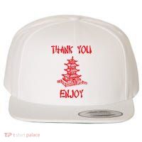 Chinese Take Out Thank You Enjoy Halloween 2020 Costume Wool Snapback Cap