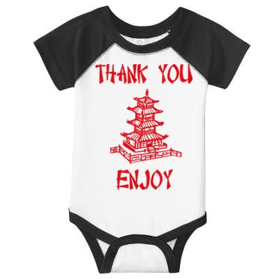 Chinese Take Out Thank You Enjoy Halloween 2020 Costume Infant Baby Jersey Bodysuit