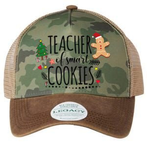 Christmas Teacher Of Smart Cookies Cute Gingerbread Funny Legacy Tie Dye Trucker Hat