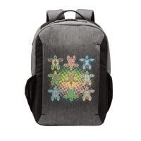 Colorful Tribal Pattern Sea Turtles Vector Backpack