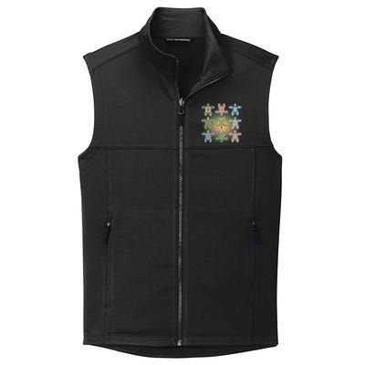 Colorful Tribal Pattern Sea Turtles Collective Smooth Fleece Vest