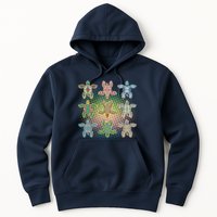 Colorful Tribal Pattern Sea Turtles Hoodie
