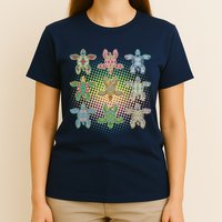 Colorful Tribal Pattern Sea Turtles T-Shirt