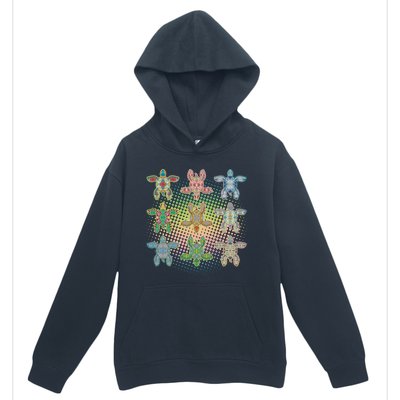 Colorful Tribal Pattern Sea Turtles Urban Pullover Hoodie