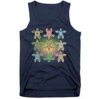 Colorful Tribal Pattern Sea Turtles Tank Top