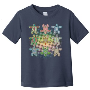 Colorful Tribal Pattern Sea Turtles Toddler T-Shirt