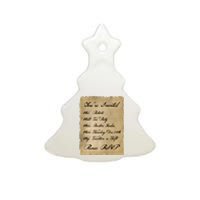 Colonial Tea Party Taxation Is Theft 1776 2A Boston USA Ceramic Tree Ornament