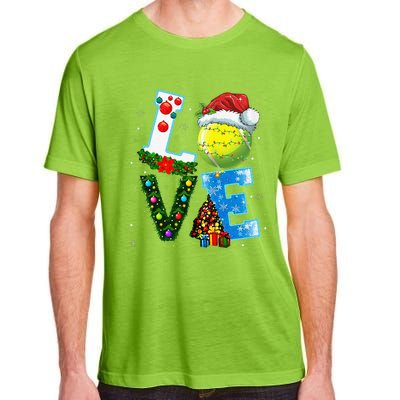 Christmas Tennis Players Lovers Xmas Adult ChromaSoft Performance T-Shirt