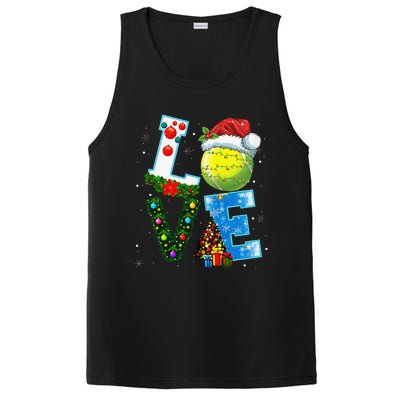 Christmas Tennis Players Lovers Xmas PosiCharge Competitor Tank