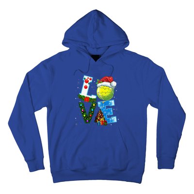 Christmas Tennis Players Lovers Xmas Hoodie