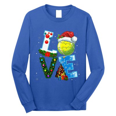 Christmas Tennis Players Lovers Xmas Long Sleeve Shirt