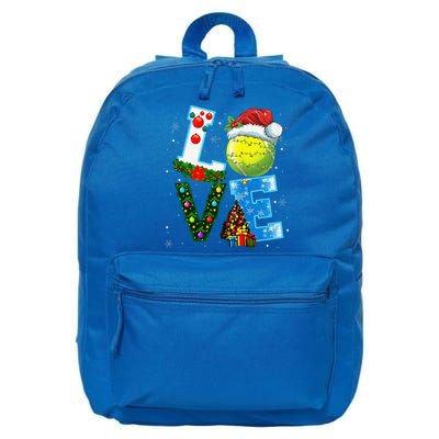 Christmas Tennis Players Lovers Xmas 16 in Basic Backpack