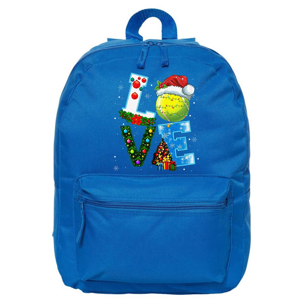 Christmas Tennis Players Lovers Xmas 16 in Basic Backpack