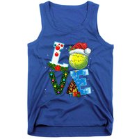 Christmas Tennis Players Lovers Xmas Tank Top