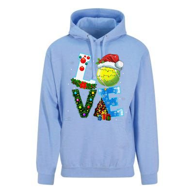 Christmas Tennis Players Lovers Xmas Unisex Surf Hoodie