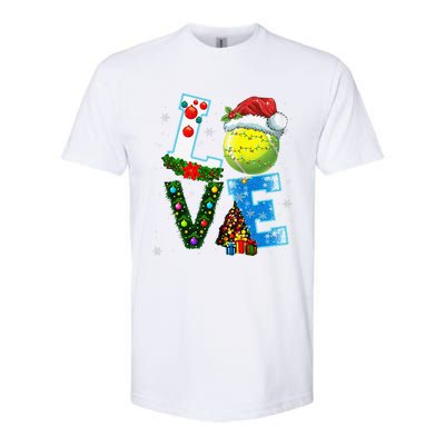 Christmas Tennis Players Lovers Xmas Softstyle CVC T-Shirt