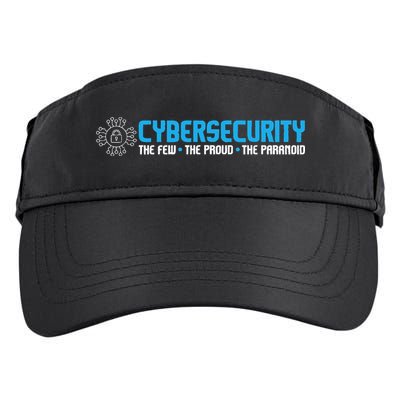 Cybersecurity The Paranoid IT Analyst Programmer Hacker Adult Drive Performance Visor