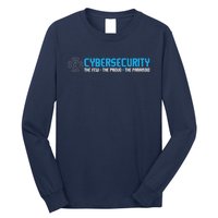 Cybersecurity The Paranoid IT Analyst Programmer Hacker Long Sleeve Shirt